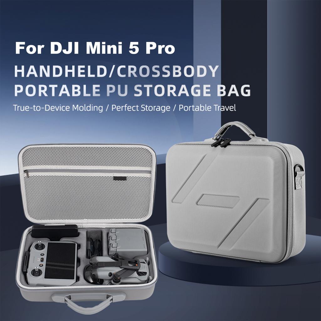 Storage Bag for DJI Mini 5 Pro Fly More Combo RC 2 Hard Shell Travel Storage Case Portable Shoulder Bag Protective Accessories