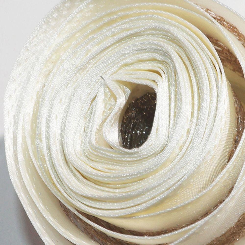 DIY Craft Christmas Mesh Ribbon Bow Making Linen Floral Arrangement Ribbon Handmade Flexible Christmas Wrapping Ribbon