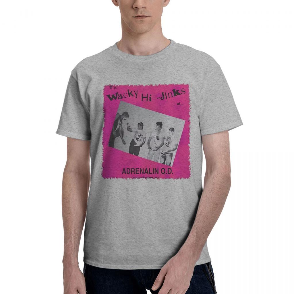 The Wacky HiJinks Of Adrenalin OD 1 100 Cotton Casual Breathable Confortable Cute Funny Ugus TShirts Men TShirt