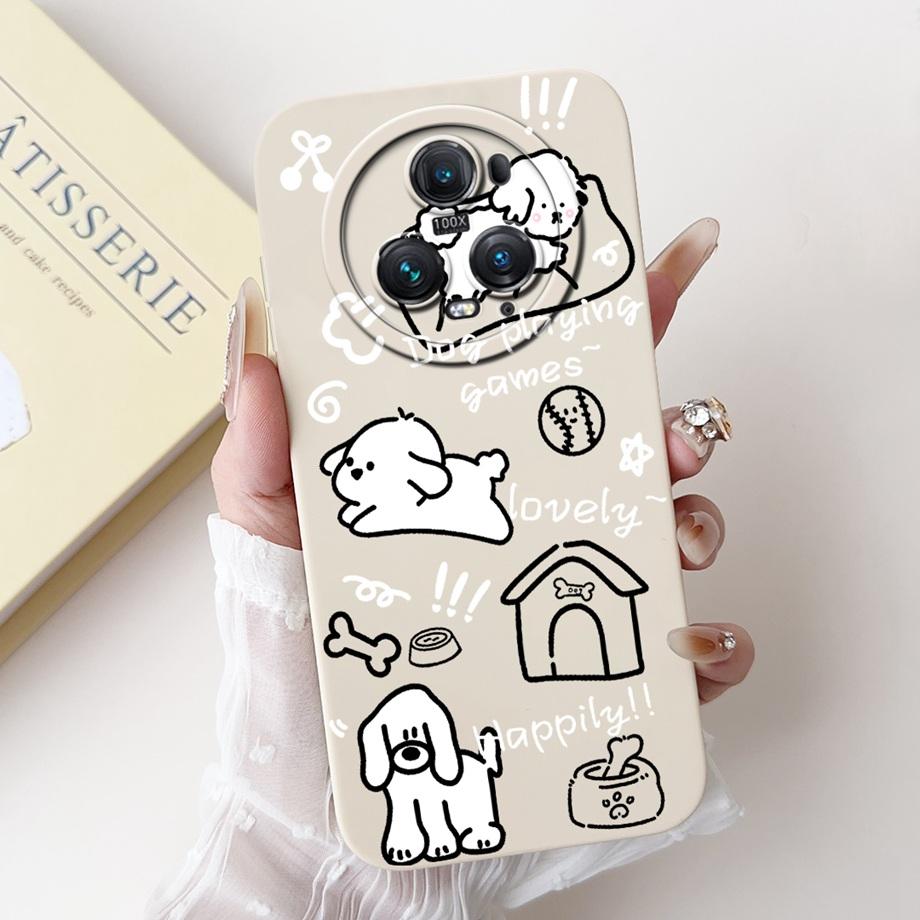For Honor Magic5 Lite 5 Pro Magic4 Magic6 Lite Case Soft Silicone Back Cover Panda Marble Dragon Cat Astronaut Cartoon Bumper