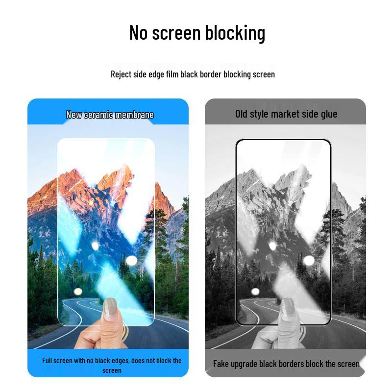 Vivo S18/18 Pro Anti-Peep Curved Screen Tempered Ceramic Protective Film