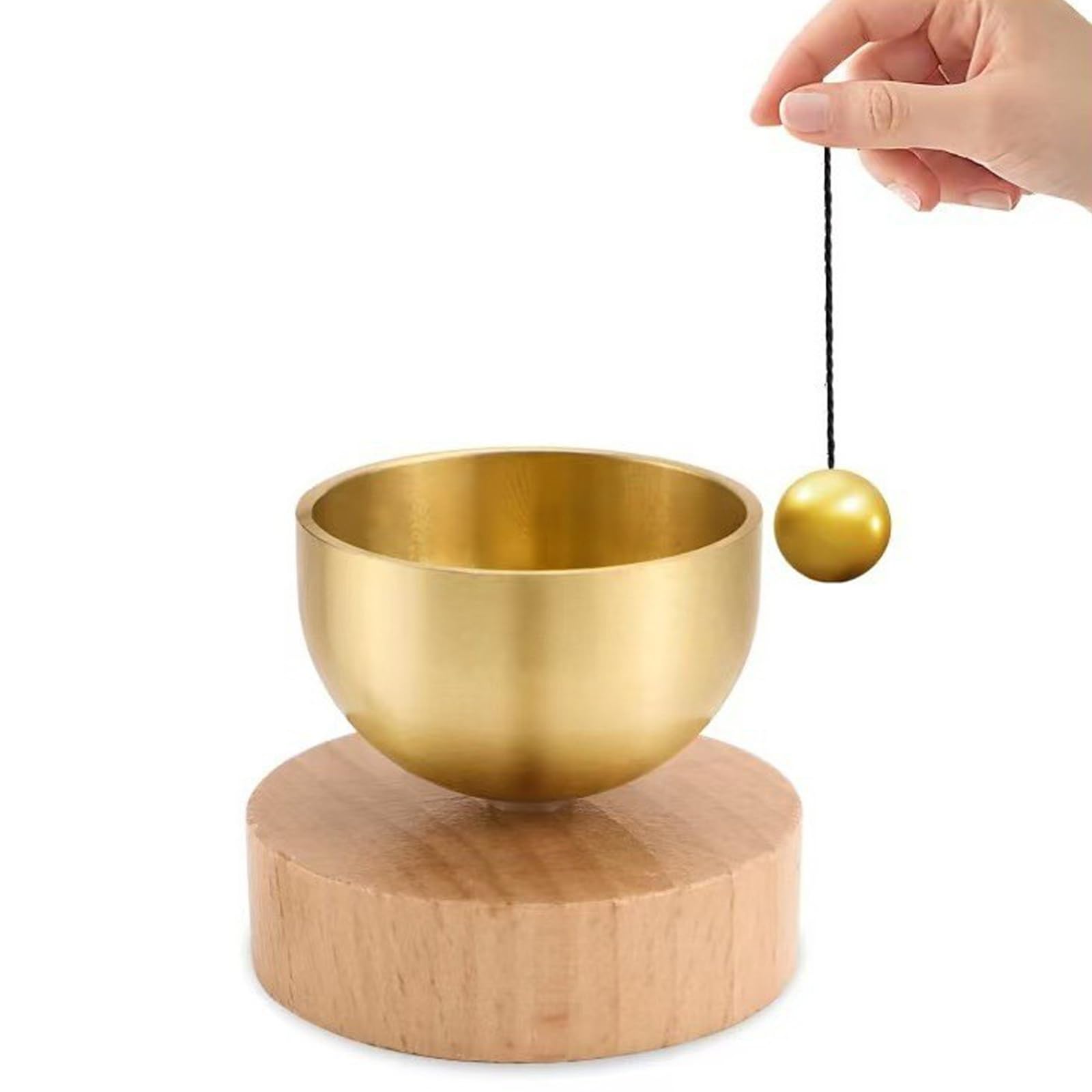 

PAVIKE Pet Buddhist Altar Bell Set: This Buddhist altar bell features a clear, pleasant tone and compact size for portable Buddhist use.