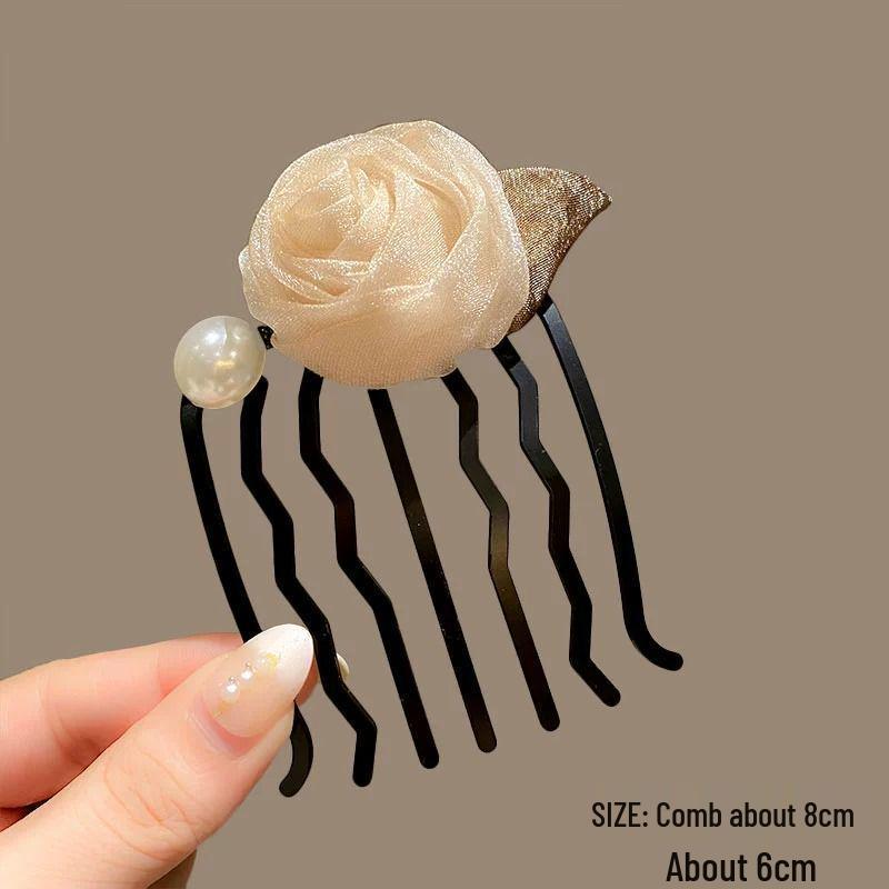 U-Shaped Bow Hairpin & Bun Maker Comb for Women
