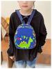 Cartoon Car Dinosaur Printed Backpack Oxford Fabric Texture For Use Nursery