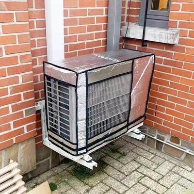 UV Protection Aluminum Foil Cover Waterproof Dust Prevention Air Conditioner Cover Weatherproof Adjustable Outdoor Unit Cover