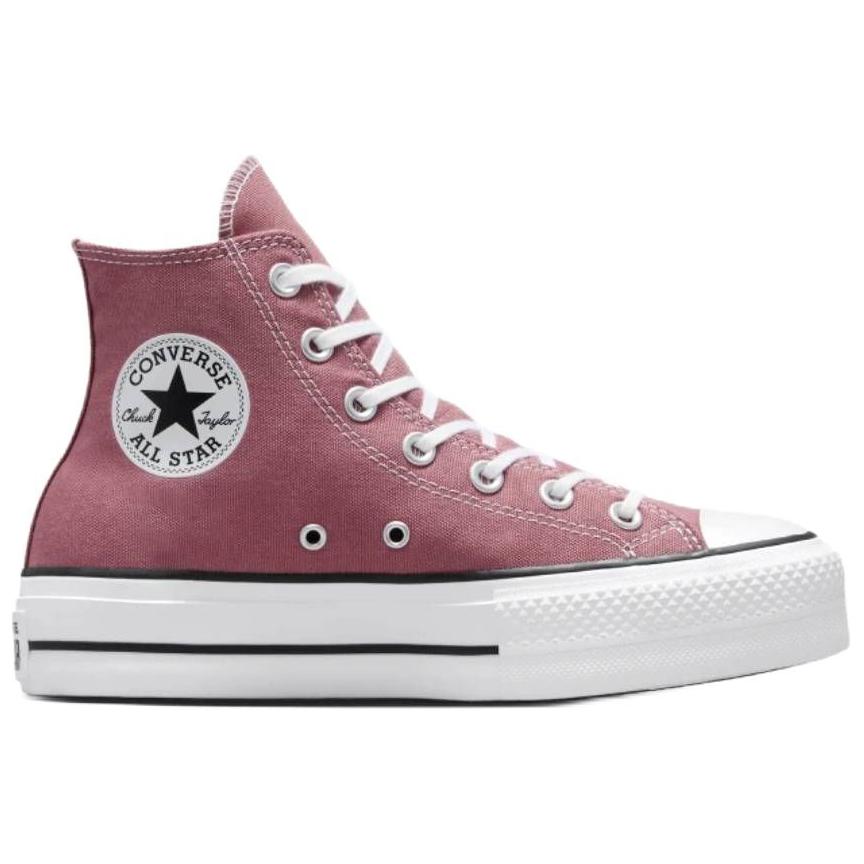 Converse Chuck Taylor All Star Lift comfortable and versatile durable high-top canvas shoes for women in red