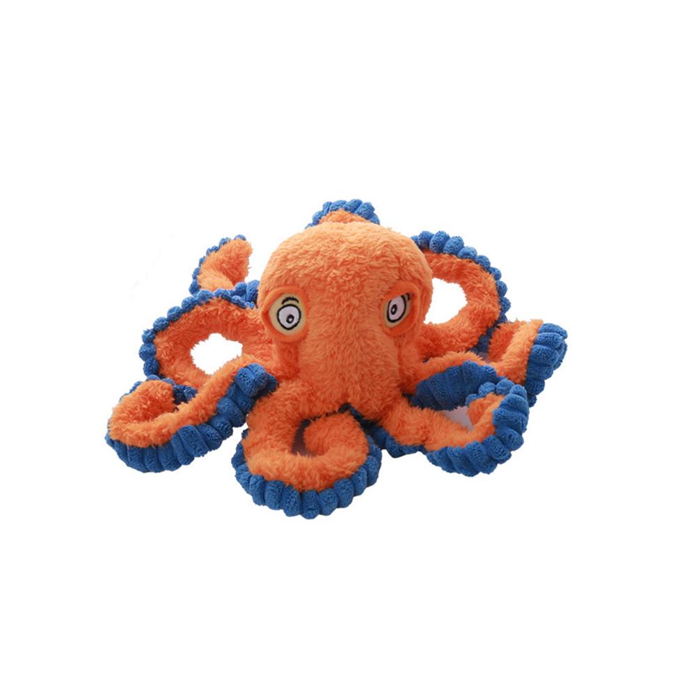 Plush Octopus Dog Pet Squeaky Toys Bite Chew Pets Supplies