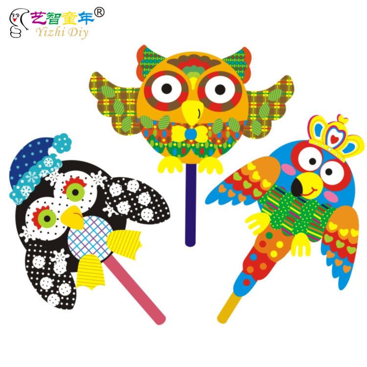 

Набор для поделок «Маленькая птичка» бумажный веер для детей