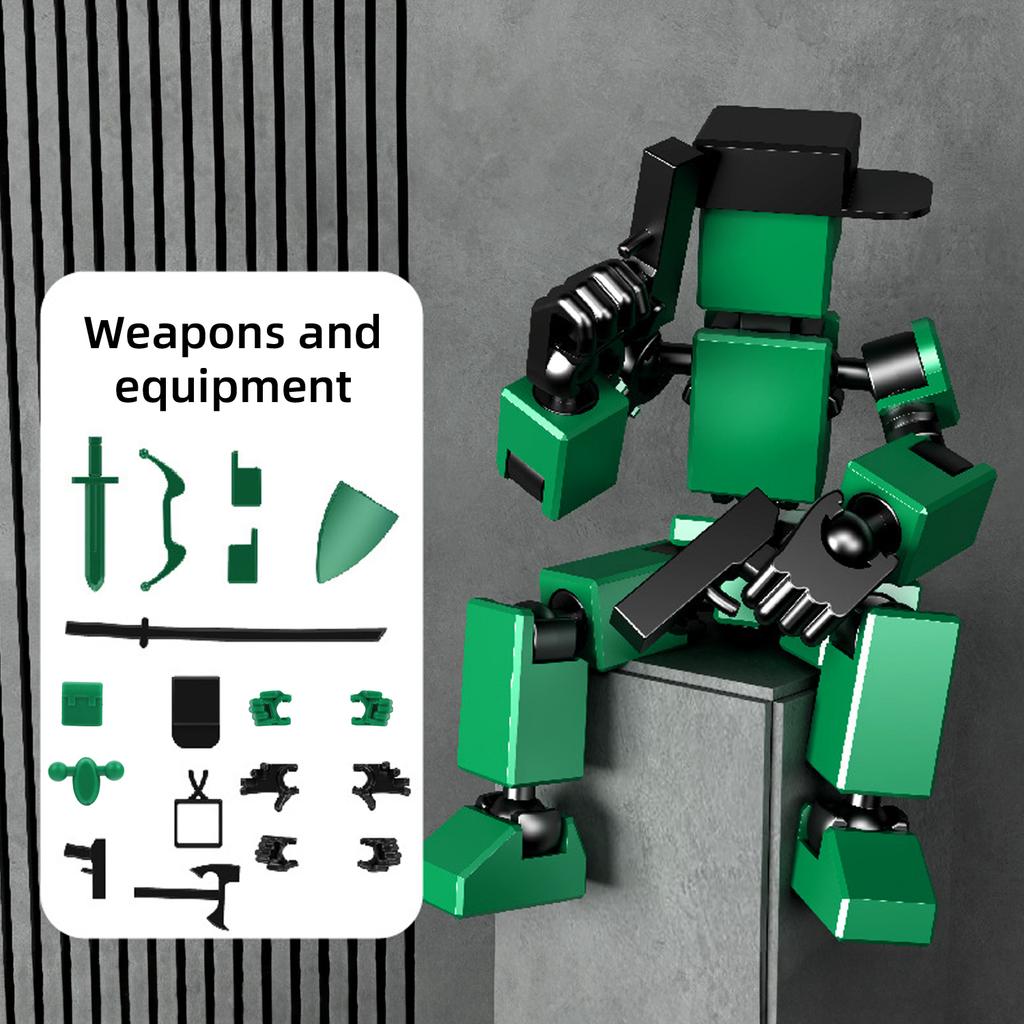 3D Printed Movable Dolls With Movable Joints, Diy Assembled Robot Toys