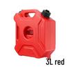 3L Plastic Fuel Tank & Gasoline Can for Car/Motorcycle Travel