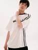 YALE Applique Taping Raglan Short Sleeve T-Shirt White