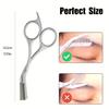 Xiaomi Eyebrow Scissors for Men And Women Makeup Tools One Metal Texture with Comb Eyebrow Razor Beauty Scissors Stainless Steel