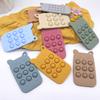 Giocattoli Svezzamento Silicone per Bambini, Dentizione, Periodo Appettito Orale, Soothing Remote Control Teething Bites Exterminator