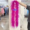 DIY 2M Natural Ostrich Feathers Boa Decoration for Party Wedding Dress Shawl Clothes Sewing Accessories Crafts Plume 1 3 6 10 20 PLY