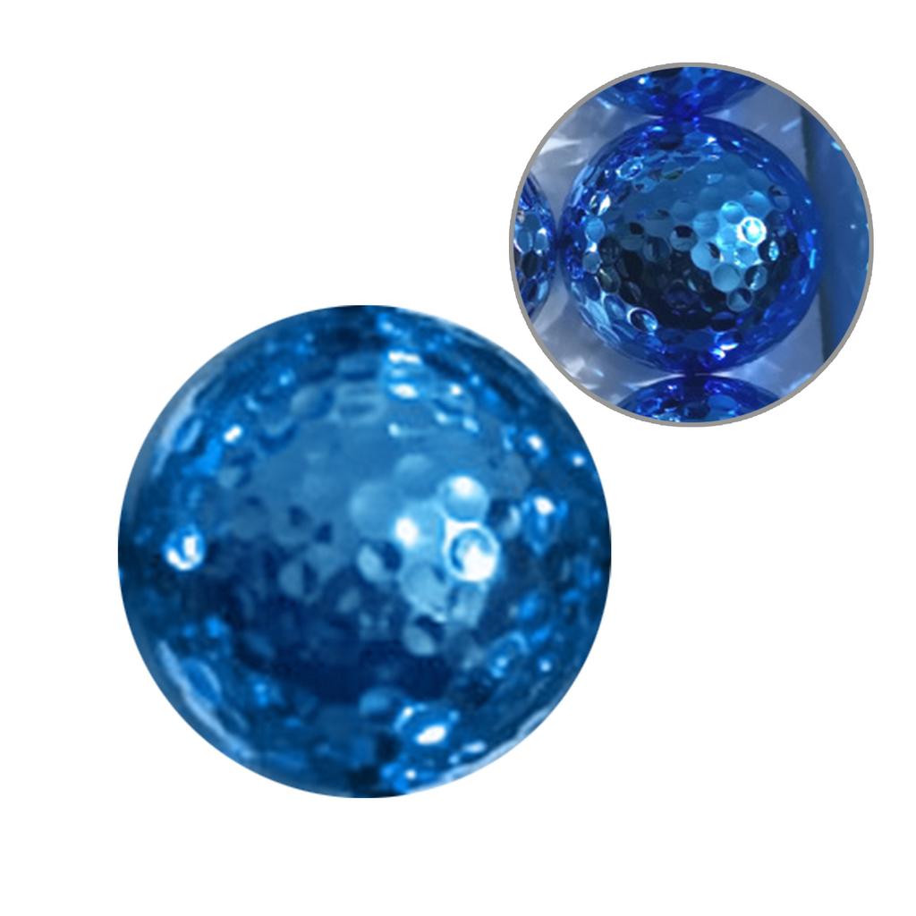 Lightweight Golf Practice Balls Double Layer Plating Golf Balls Professional Golf Ball for Indoor Outdoor Practice