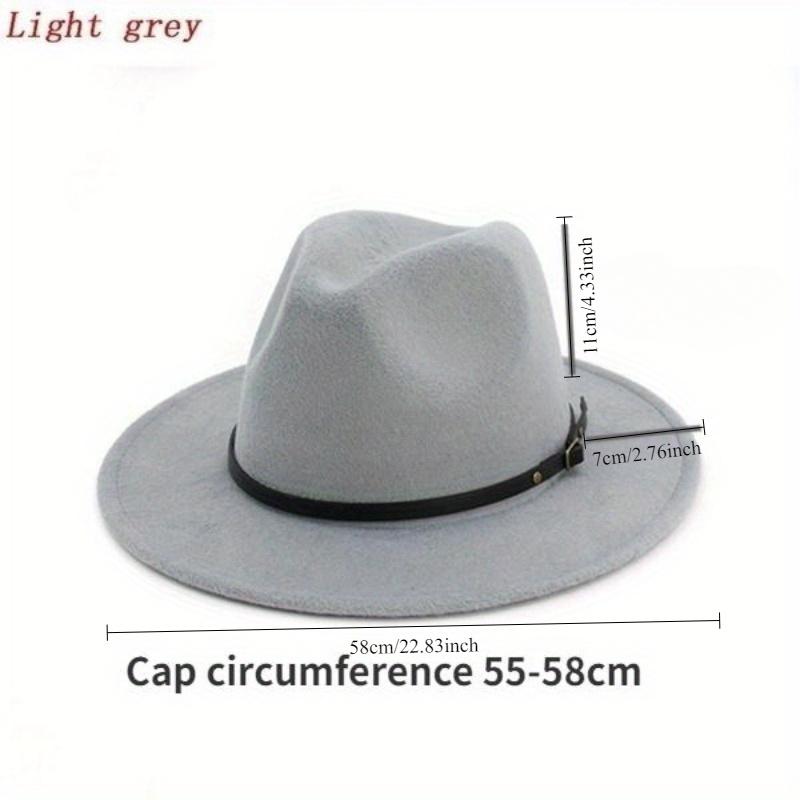 Chapeau Fedora en laine synthétique pour femme et homme, style jazz, style européen et américain, rond, melon, collection hiver et automne