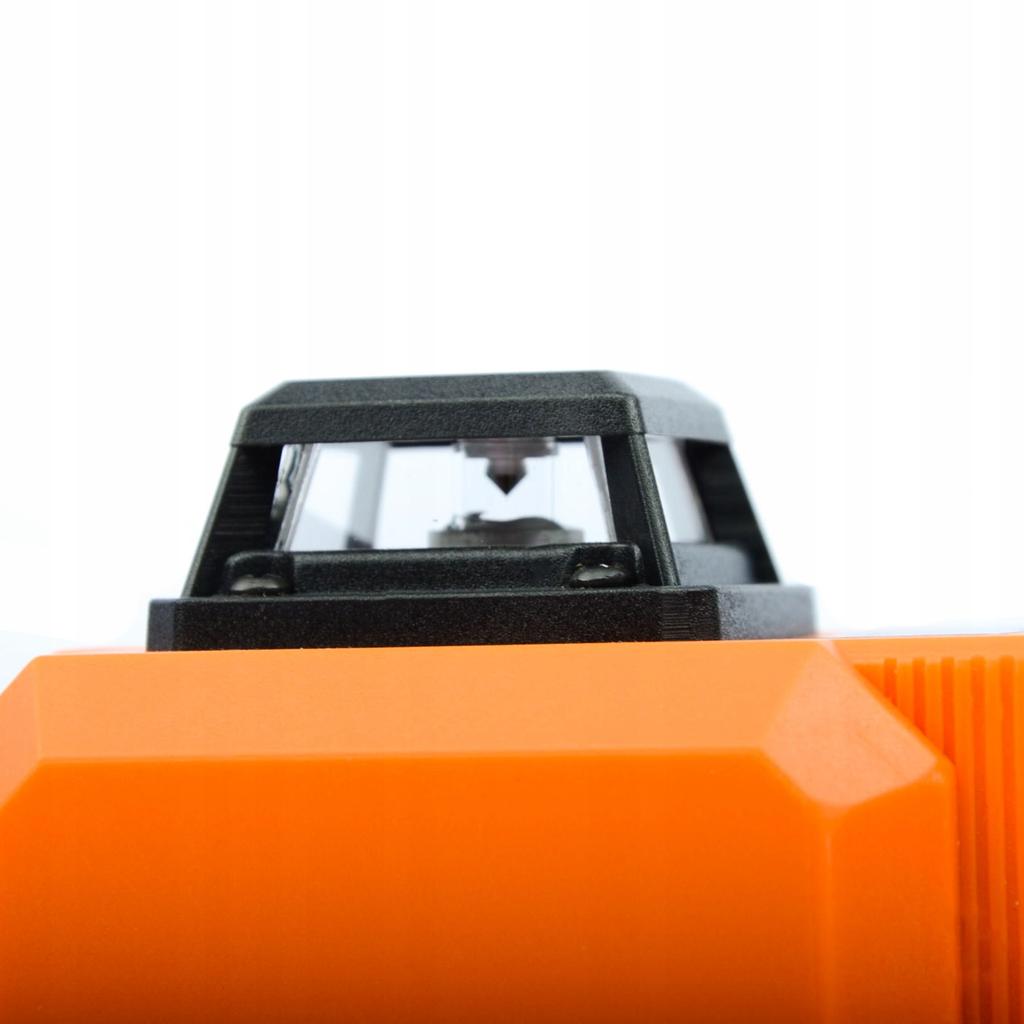 Rosfix Poziomica Laserowa Orange Tiger ROT16L – 16 Linii Laserowych | Statyw 43–120 cm | Okulary Ochronne i Zielona Tarcza