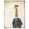 Vintage Wild Animals Metal Tin Sign  Rustic Wall Art for Bar Cafe Restaurant Garage  Home Decor
