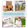 Colored Masking Tape 16 Yard Per Roll, 6 Rolls Rainbow Colors Painting, Craft  Labeling  Paper Tape for Bullet Journals Party