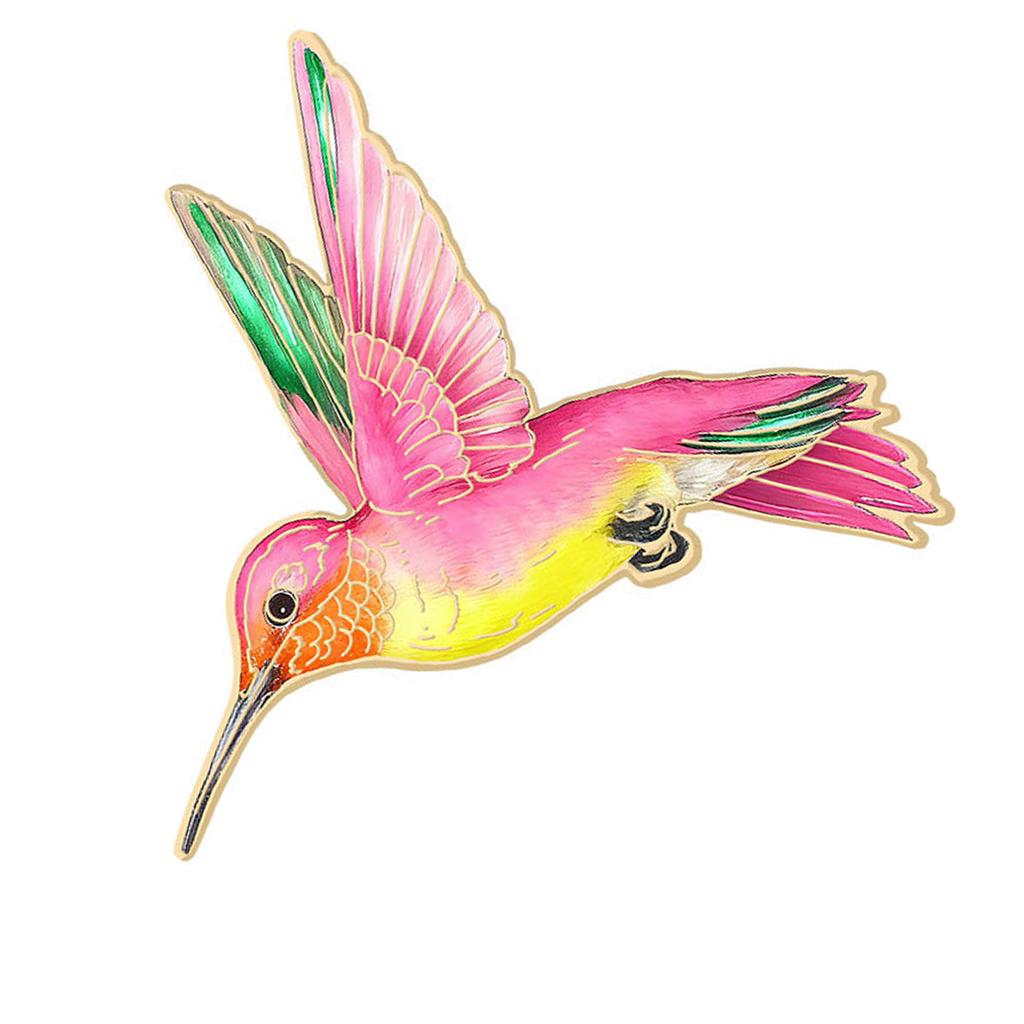 Elegant Hummingbird Brooch Pin For Women Girls Attach To Shirts Coats Bags Multifunctional Corsage Pin Accessory