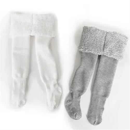 2Pairs/set Children's Tights for Girls Winter Thick Casual Cotton Toddler Baby Girl Pantyhose Snow Keep Warm Kids Tight 0-8Years