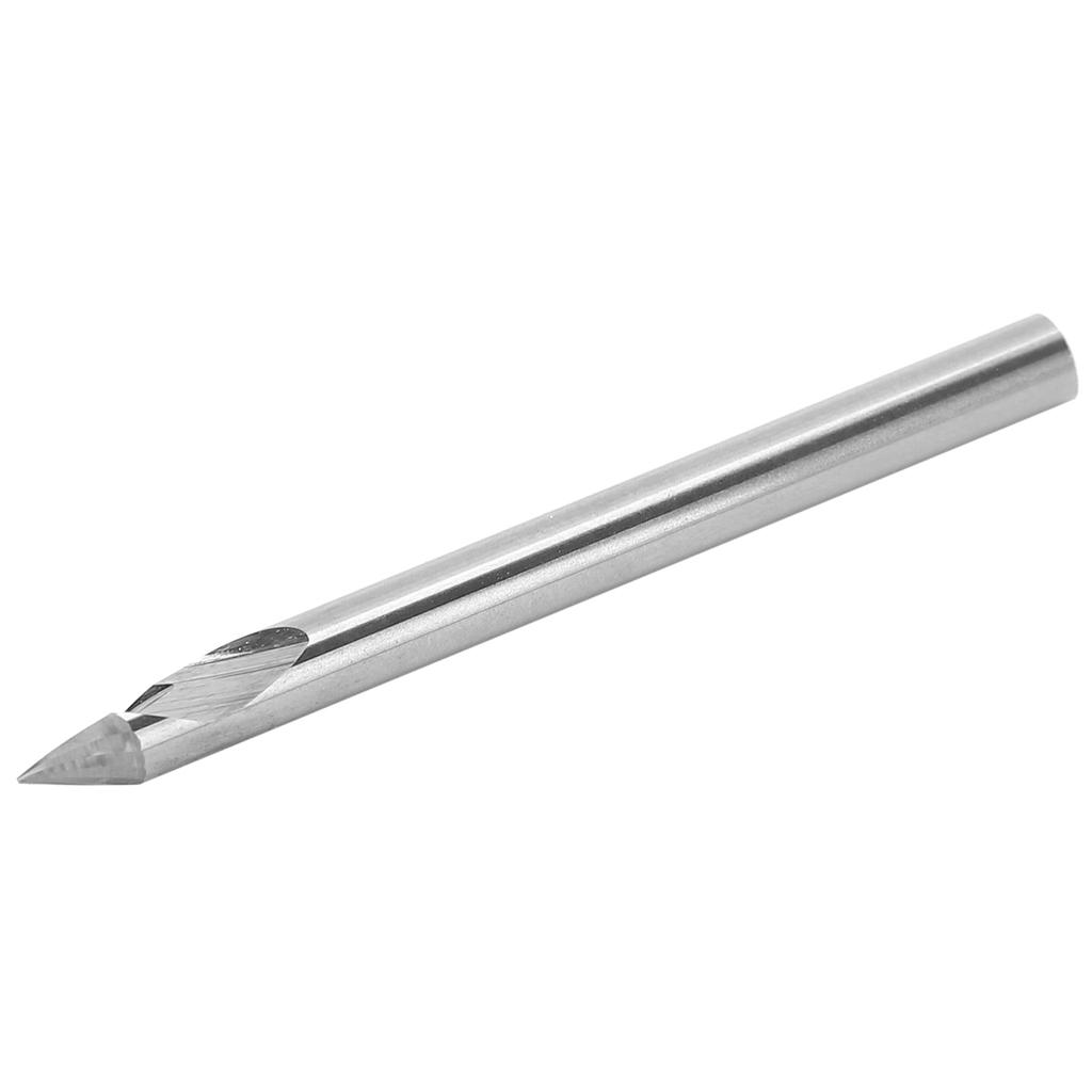 Drill Point Cutter 3.175mm Engraving Milling Cutter Woodworking Tool Hardware 3.175x45 Degrees x0.2x40L