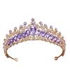 Bride's Water Diamond Crown Headwear European and American Wedding Crowns Wedding Dress Accessories Banquet Styling Updo and Headband Accessories