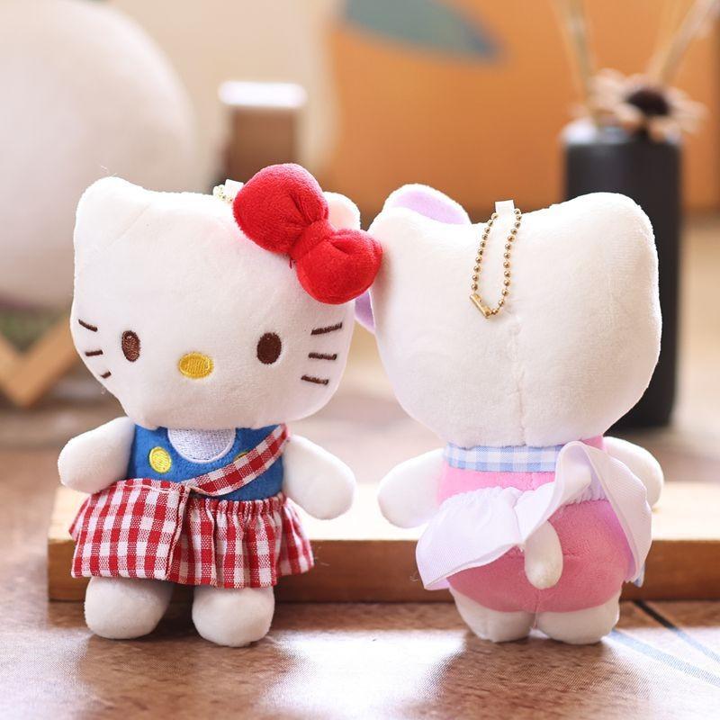 Plush Skirt Animal Doll Pendant For Keyring And Bag Ornaments