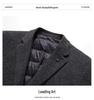 2025 Men's Wool Suit-Style Thick Down Jacket