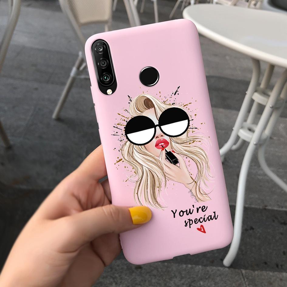 For Huawei P30 Lite Pro Case Fashion Girls Butterfly Bees Soft Fundas For Huawei P30 Pro VOG-L29 ELE-L29 P 30 Lite P30lite Coque