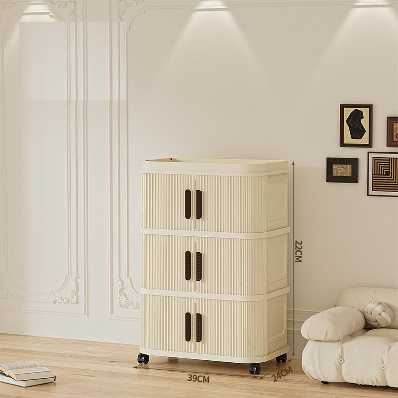 Folding Storage Cabinet Storage Box Multi-layer Wardrobe Multi-layer Clothes Storage Cabinet Foldable Transparent Storage Cabinet