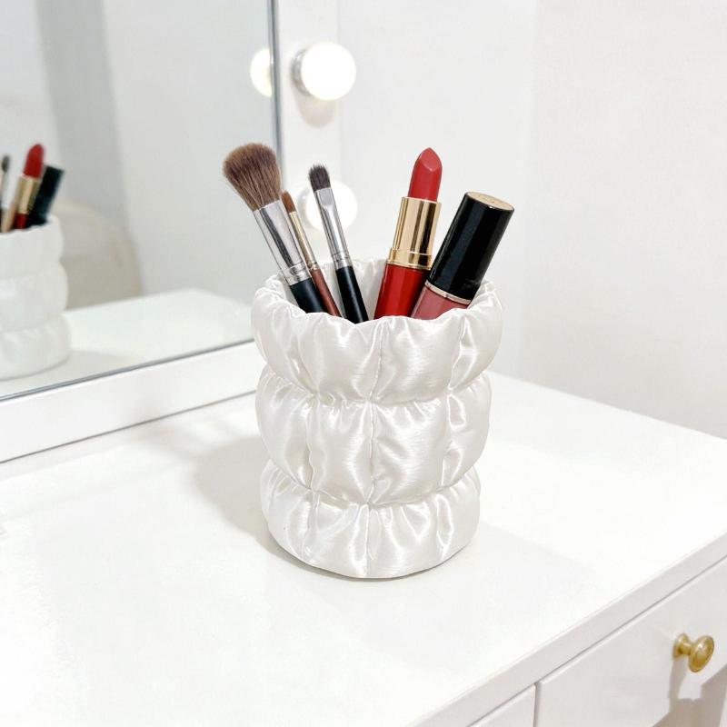 Makeup Brush Storage Tube, Elegant Facial Makeup Tool Storage Rack, Home Storage Rack Makeup Brush Bucket