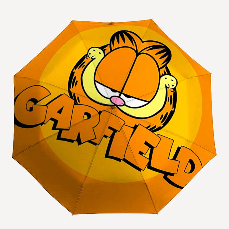 

1pc Garfield, Cat Automatic Umbrella Durable Iron Frame & Plastic Handle, Gift for Men & Women, Sturdy Construction yy250902093