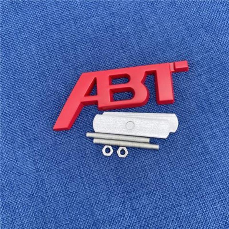 Modified ABT car logo A3 A4L A5 A6A7 Q3 metal car sticker tail sticker decorative sticker middle screen sticker