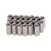 20Pcs Hex Coupling Nut 304 Stainless Steel Rust Proof Female Thread M5 Connector Nut Silver