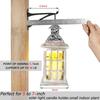 2pcs Outdoor Decorative Planter Hooks 30lbs Max Load Decorative Wall Hook for Hanging Solar Lights Windchimes Bells