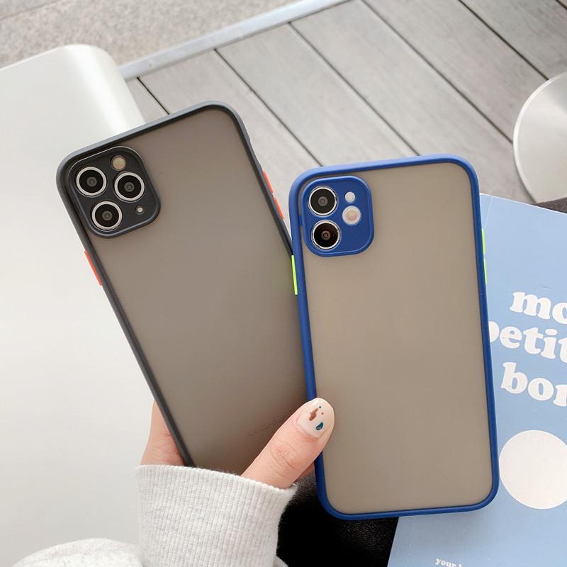 Matte Shockproof Phone Case for iPhone 17 16 15 14 Plus 13 Pro Max 12 Mini 11 X Xs Xr 6 7 8 SE 2022 2020 17Pro Back Protective Phone Cover Accessory