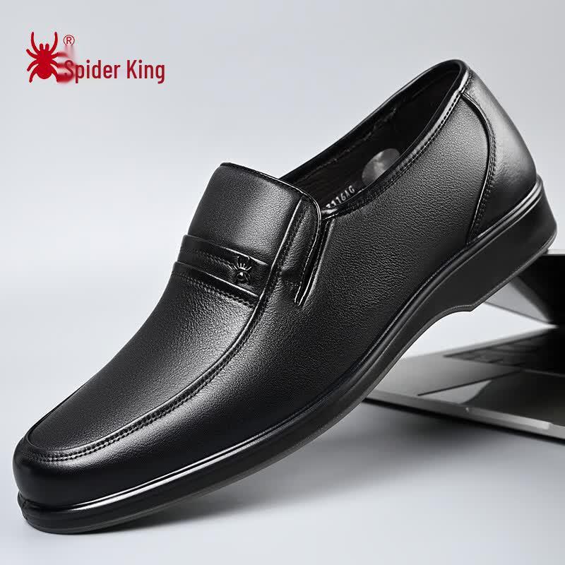Spider King Men s Comfort Slip-On Leather Shoes 39