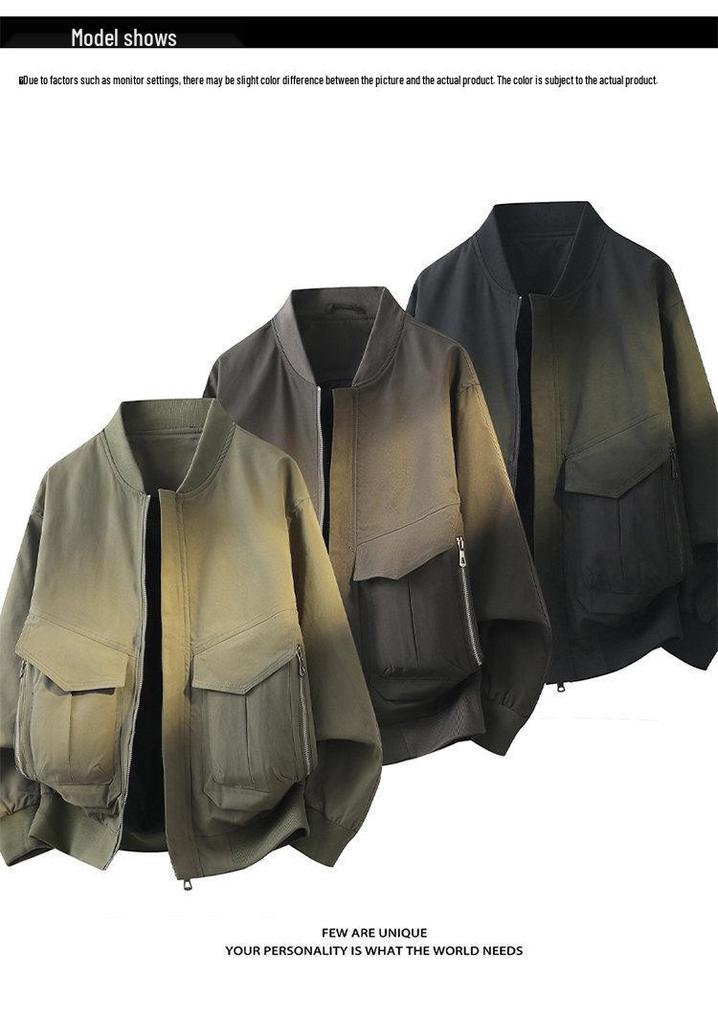 High-Quality Men's Baseball Collar Workwear Jacket