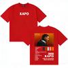 Rapper Kapo Pop Cover Merch T Shirts Unisex Women Double Sided Print Casual Summer Aesthetic Cozy Short Sleeve Tshirt Y2K TShirts