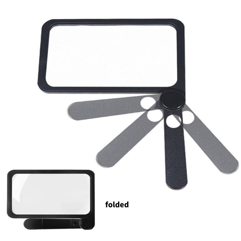 3X Magnification Magnifying Glass 72 LED Light 3 Lighting Modes Rechargeable Magnifier USB Rechargeable Large Lens