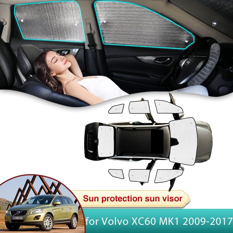 Full Car Sun Shade for Volvo XC60 MK1 2009 2010 2011 2012 2013 2014 2015 2016 2017 Accessories Sunshade Windshield Shading Parts