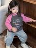 Jaqueta infantil com zíper inverno bebê roupas novas roupas infantis meninos conjunto de moletom e calça de moletom espessados