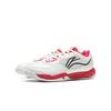 Li Ning Badminton Series Synthetic Leather Comfortable Fashion Non-Slip Shock Absorbing Breathable Low-Top Training Shoes Men sneaker AYTV002-3