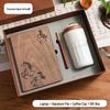 Chinese Style Gift Set: A5 Notebook, Bamboo Insulated Cup, USB Flash Drive, Engraved Gift Box