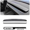 25th Anniversary Edition Carbon Fiber Dashboard Decorative Strip for Model 3/Y Console.