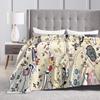New Rakko Chiikawas cartoon Blankets Lightweight Thin Flannel  Relax Throw Blanket Machine Washable