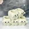 Electric Toothbrush Holder Ceramic Soft Cute Shelf Toothpaste Washstand Toothbrush Household Storage Rack Toothbrush Holder