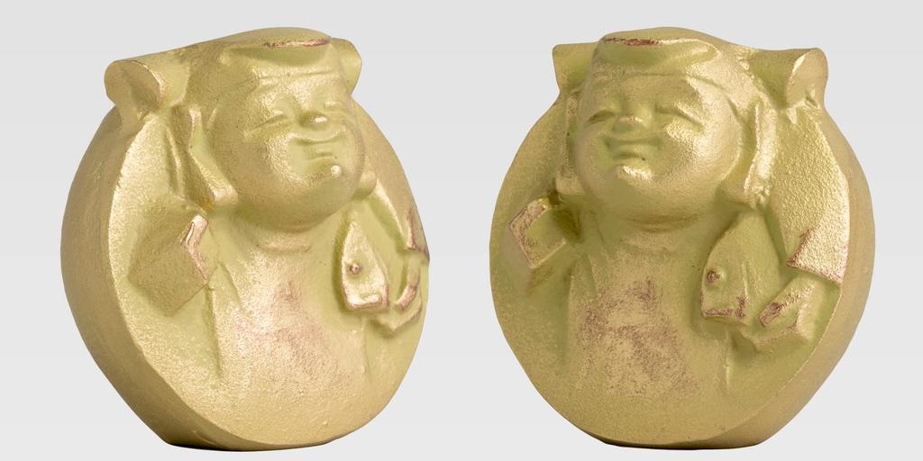 God of Fortune Ebisu Nitten Sculptor Sotaro Saegusa Statue Figure Ornament Seven Gods of Fortune Ebisu Takaoka Copperware Prototype_Buddha (Fukukami