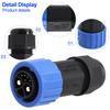 Industrial IP67 8-Pin Battery Connector with 500V Voltage Rating and 50A Current Capacity for Energy Storage Applications
